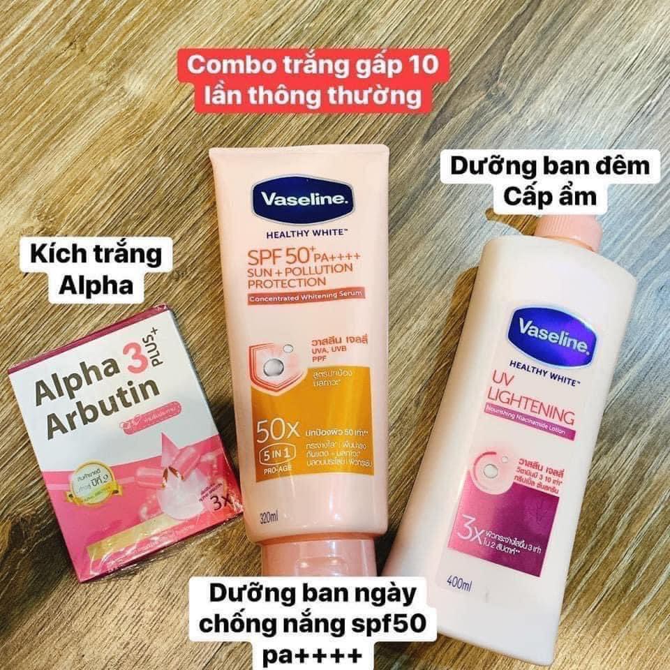 Sữa Dưỡng Thể Vaseline Perfect Serum 50X Tuýp 320ml