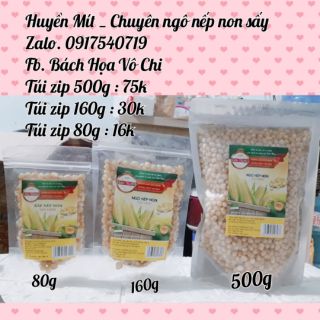 Ngô nếp non sấy giòn