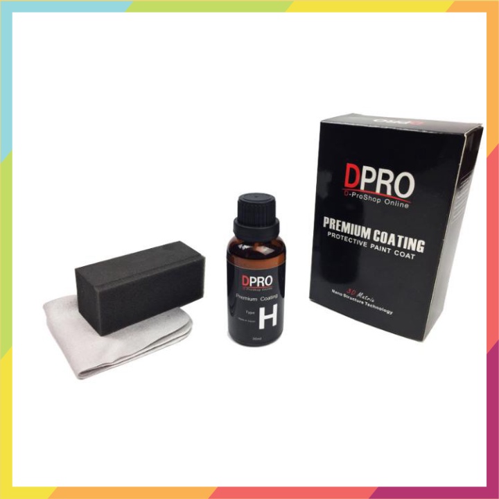 Bộ phủ Bóng Sơn nano ô tô DPRO Type H Premium Coating (Made in Japan) - eurooutlet