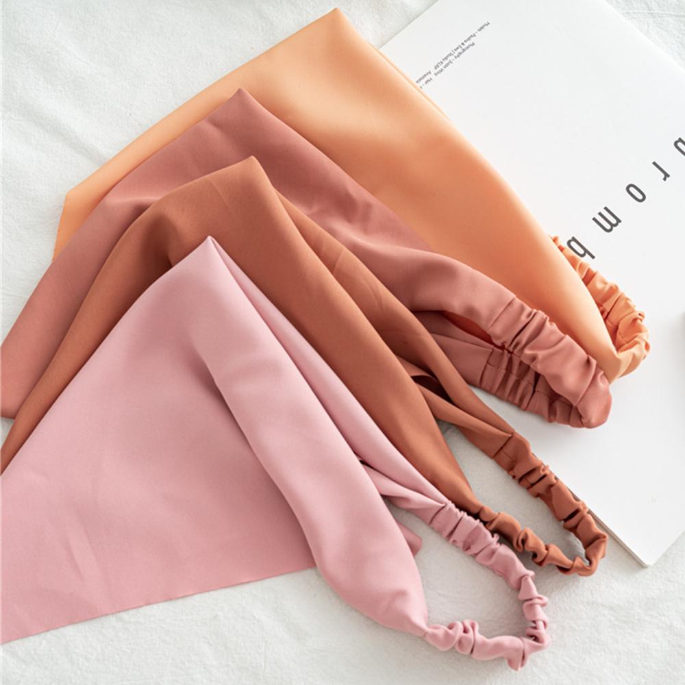 MIHAN1 Fashion Hair Bands Women Headband Turban Triangle Hair Scarf Elastic Cute Solid Color Headband Headwrap/Multicolor