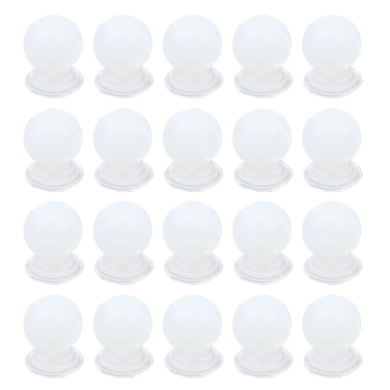 Sa Set 20 Nút Bịt Tai Bằng Silicon Cho Da Nhạy Cảm Màu Trắng Đen Đỏ