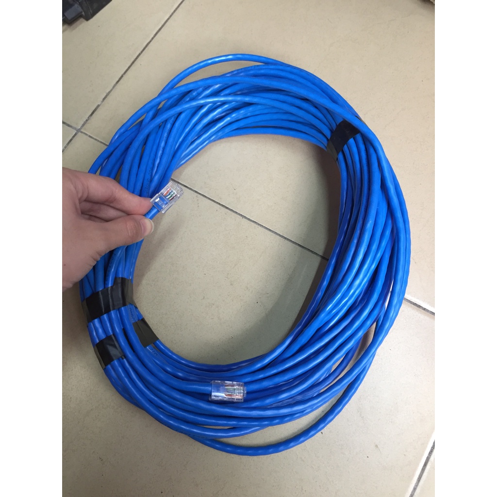 Cáp Mạng Lan Dây Mạng Lan Cat 6e Bấm Sẵn Đầu Cắm Là Dùng