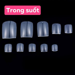[Sỉ] 5 túi móng giả dán chân (túi 500 móng)