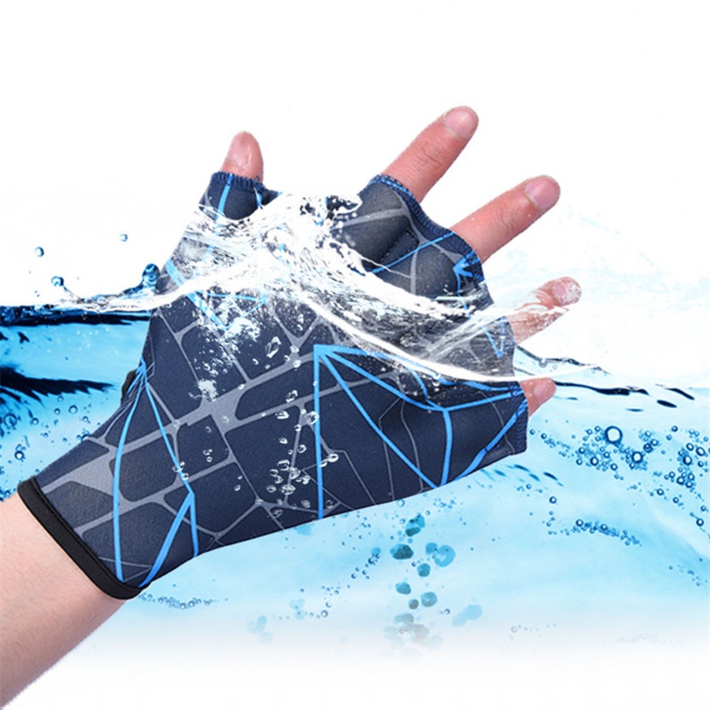 Găng Tay Bơi Lội Loại Ếch Có Màng Bọc Ngón Tay Cho Người Lớn