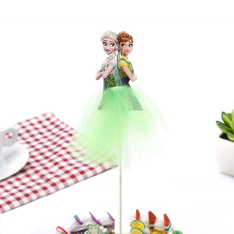 1 Que Cắm Trang Trí Bánh Sinh Nhật Bé Gái Hình Công Chúa Hoạt Hình