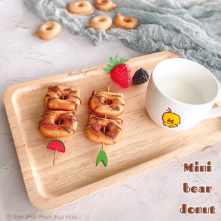 Set que xiên thức ăn, trái cây, thịt nướng