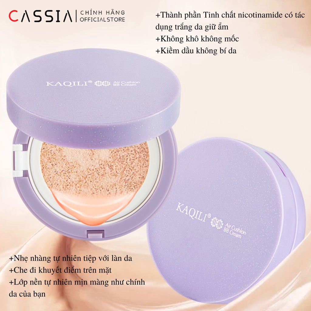 Mua 1 được 4Phấn Nước BB Cream Trắng Da Che Khuyết Điểm, Mịn Mướt Kiềm Dầu KAQILI [TẶNG 2 lõi thay thế]