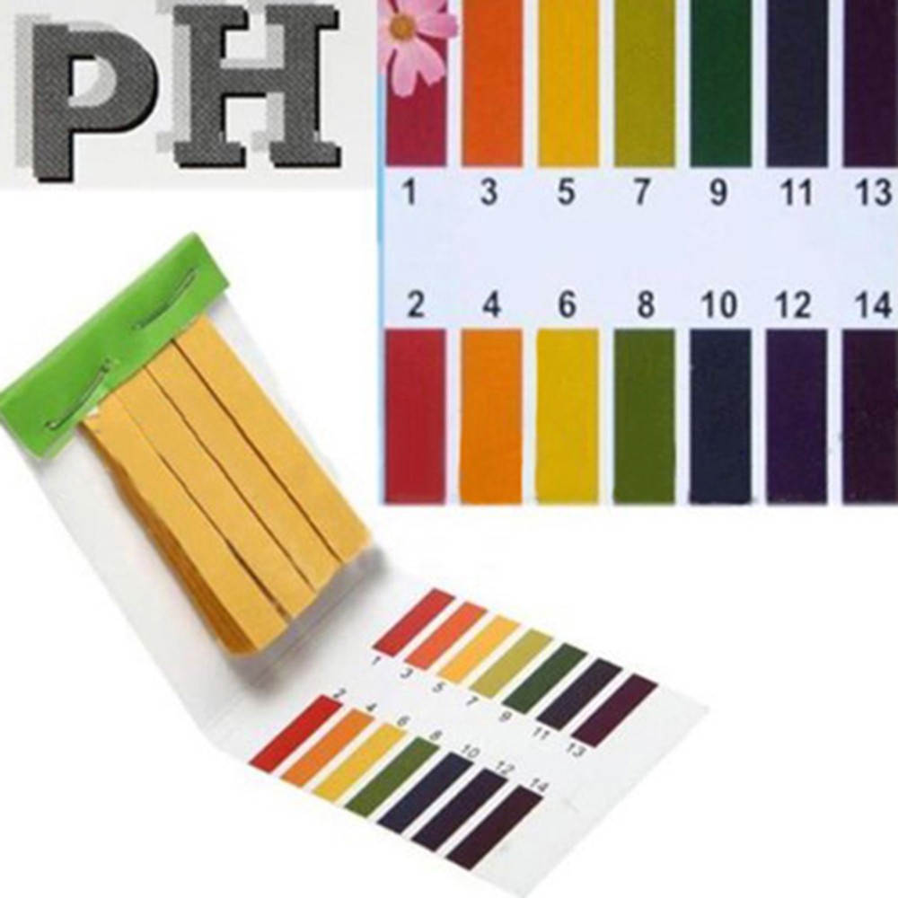 Bộ 80 miếng giấy kiểm tra nồng độ PH thang đo từ 1-14 tiện dụng