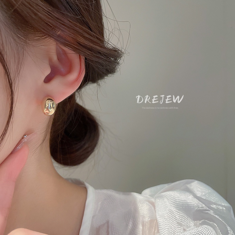 Vàng 18k Bạc Kim Đậu Hà Tai ins Kim Loại Phong Cách Bông Tai Phong Cách Mới Hợp Thời Trang Phù Hợp Với Bông Tai Nữ