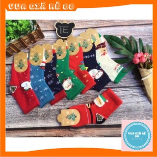 TẤT NOEL❤️CỔ CAO❤️VỈ 10 ĐÔI TẤT GIÁNG SINH CHO BÉ