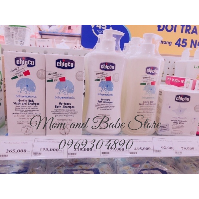(Sale hot) Sữa tắm &amp; gội Chicco 500ml Yến mạch - Hoa cúc