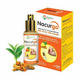 Nacurgo màng sinh học băng vết thương, tránh nhiễm trùng