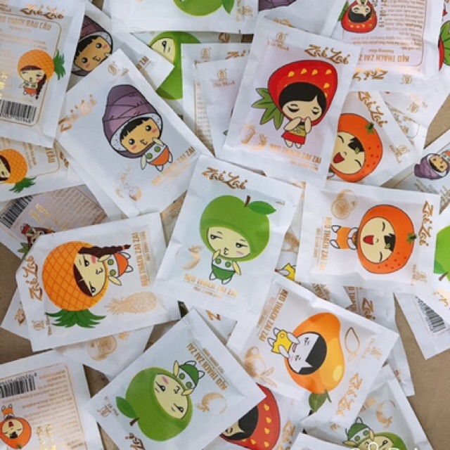 KẸO THẠCH ZAIZAI TÚI 400g mix 6 vị