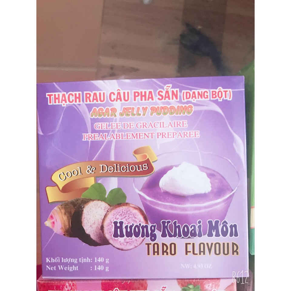 Bột rau câu pha sẵn Konnyaku 140gr date 2022