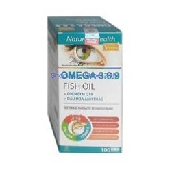 Dầu cá Omega 3.6.9 hỗ trợ giảm cholesterol máu, bổ mắt, bổ não, hỗ trợ cải thiện thị lực – 100 viên