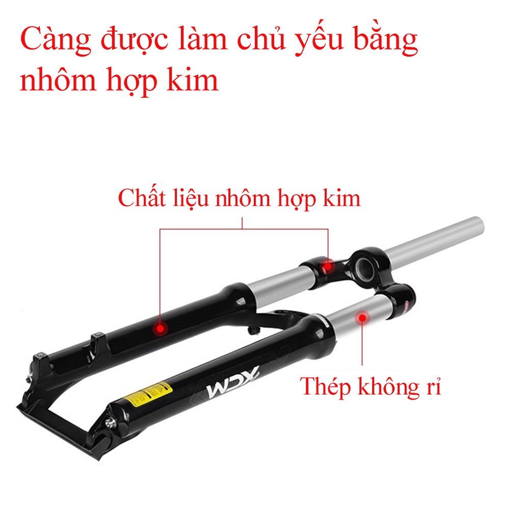 Càng giảm sóc xe đạp địa hình cao cấp 26inch