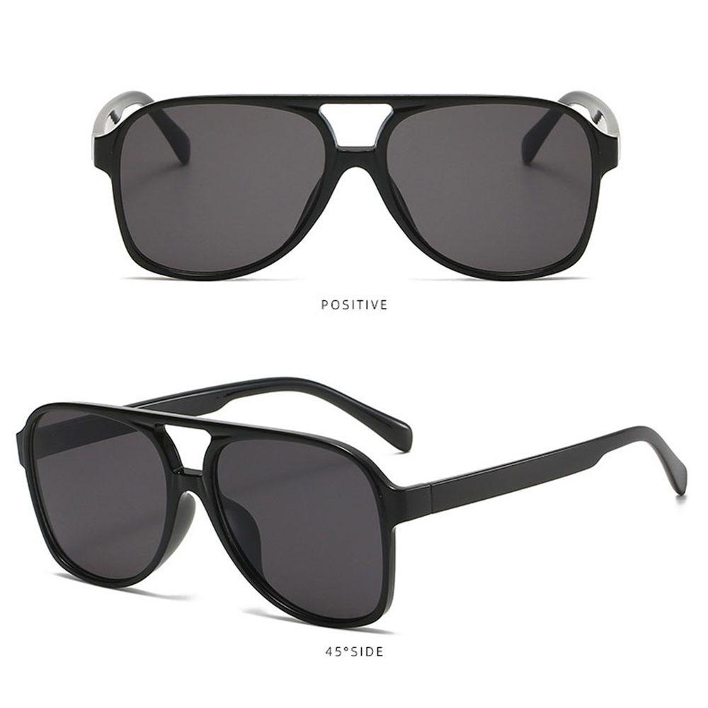 Kính Mát Tròng Vuông Oversize Chống Tia UV400 Phong Cách Cổ Điển Sang Trọng Thời Trang Cho Nam Và Nữ