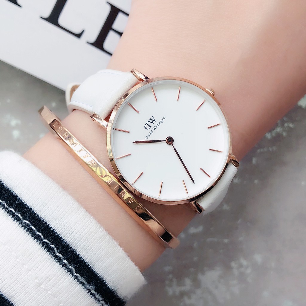 Dây da đồng hồ Daniel Wellington Classic Petite Bondi - Hàng Chính Hãng