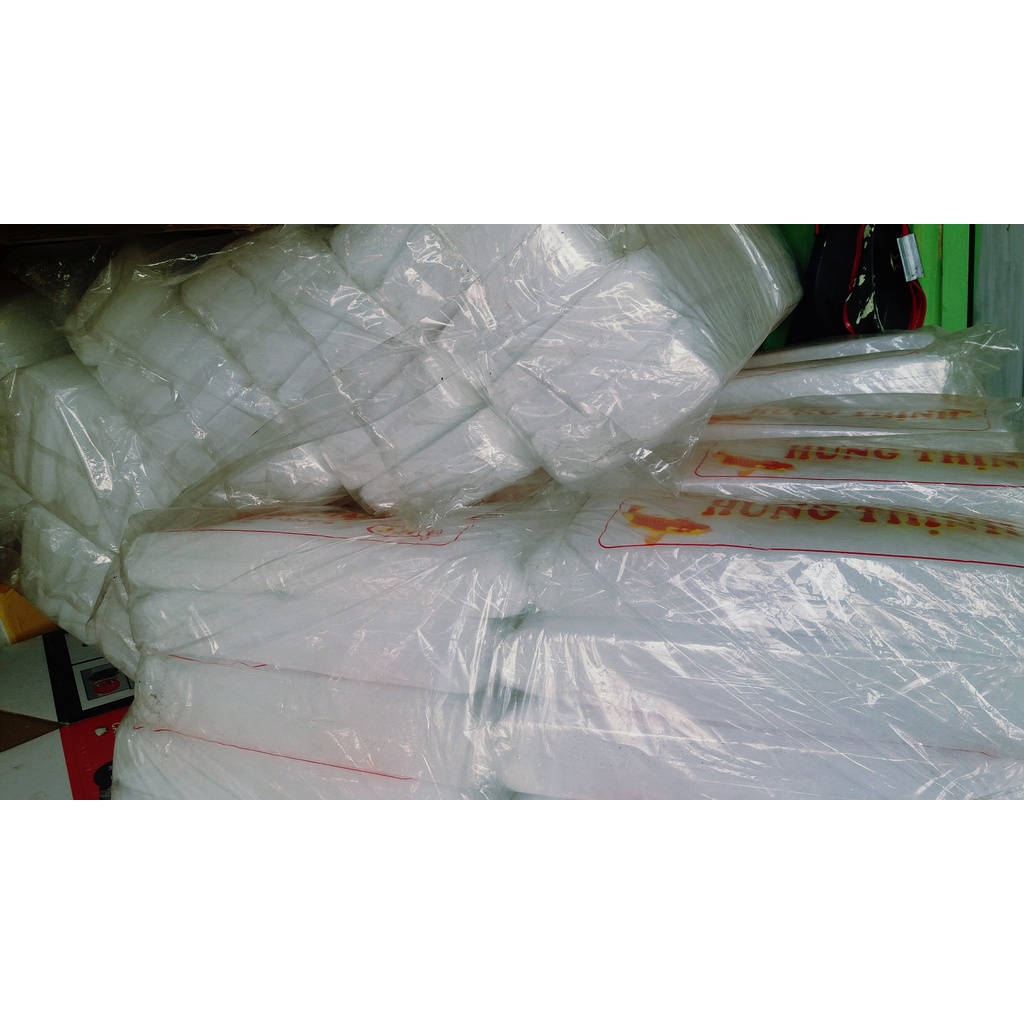 Bông Lọc HƯNG THỊNH - Bông Lọc Trắng | Vật Liệu Lọc Nước Cho Bể Cá Cảnh, Thuỷ Sinh