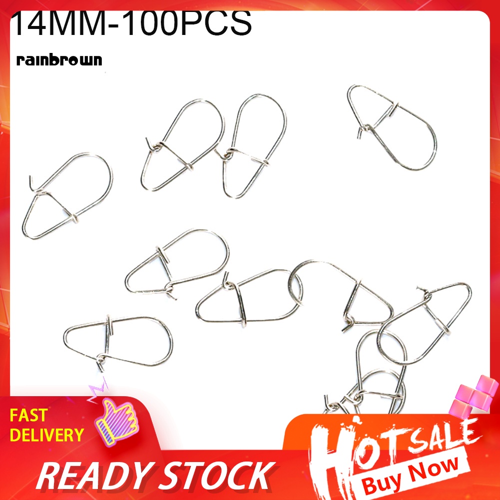 Set 100 Móc Câu Cá Bằng Thép Không Gỉ