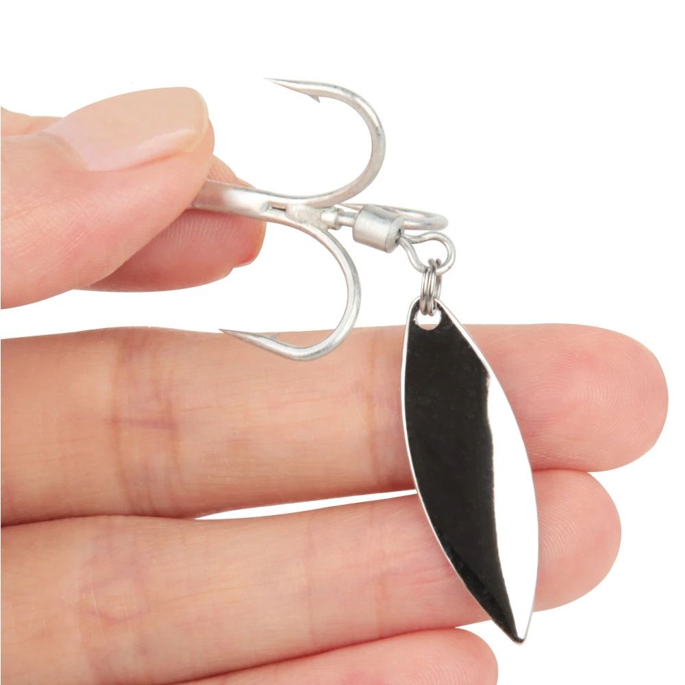 MUVAKO 1 pc móc câu cá bằng thép carbon chất lượng cao