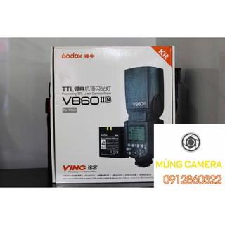 Đèn Flash máy ảnh Godox V860 II N ( fo nikon ) (đã gồm pin +sạc)