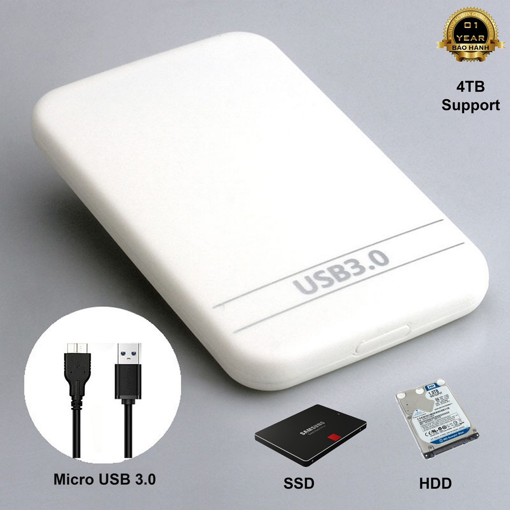 HDD Box 2,5” inch SATA | Hộp đựng ổ cứng 2,5” inch SATA Di Động USB 3.0 ShuoLe-U25SX30-S | BigBuy360 - bigbuy360.vn