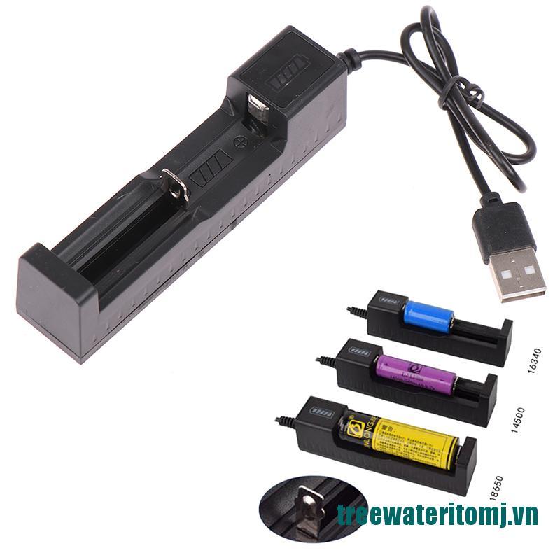 Bộ Sạc Pin Usb Thông Minh Có Đèn Led
