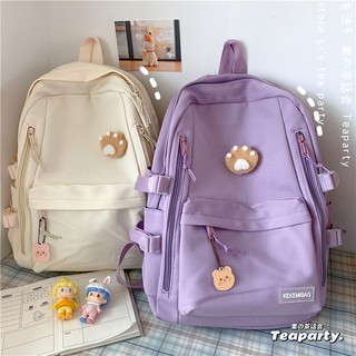 Cặp sách nữ đi học, balo ulzzang hàn quốc basic 2dkd kekemi.