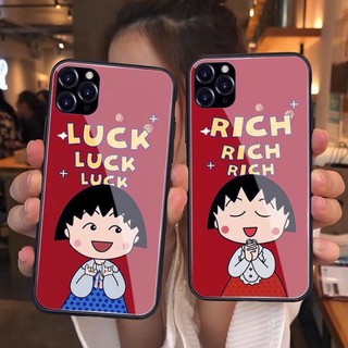 Ốp iphone kính Luck Rich ốp tết cho iphone 11 13 15 pro max 12 14 pro max plus mini 6s 7 8 plus se2