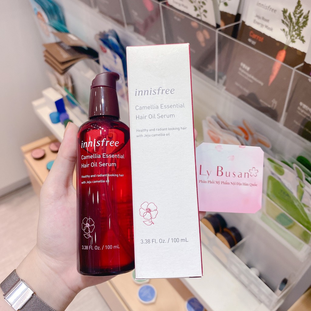 Serum dưỡng tóc Innisfree Camellia Essential hair oil 100ml