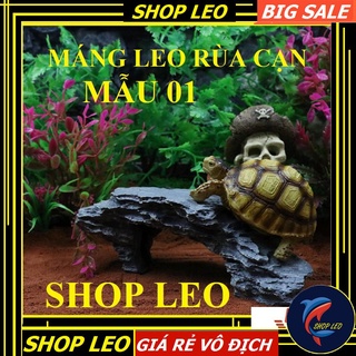 Máng leo cho rùa cạn mẫu 01 - hang trú cho rùa - bệ cho rùa phơi nắng - trang trí bể cá - bể thủy sinh