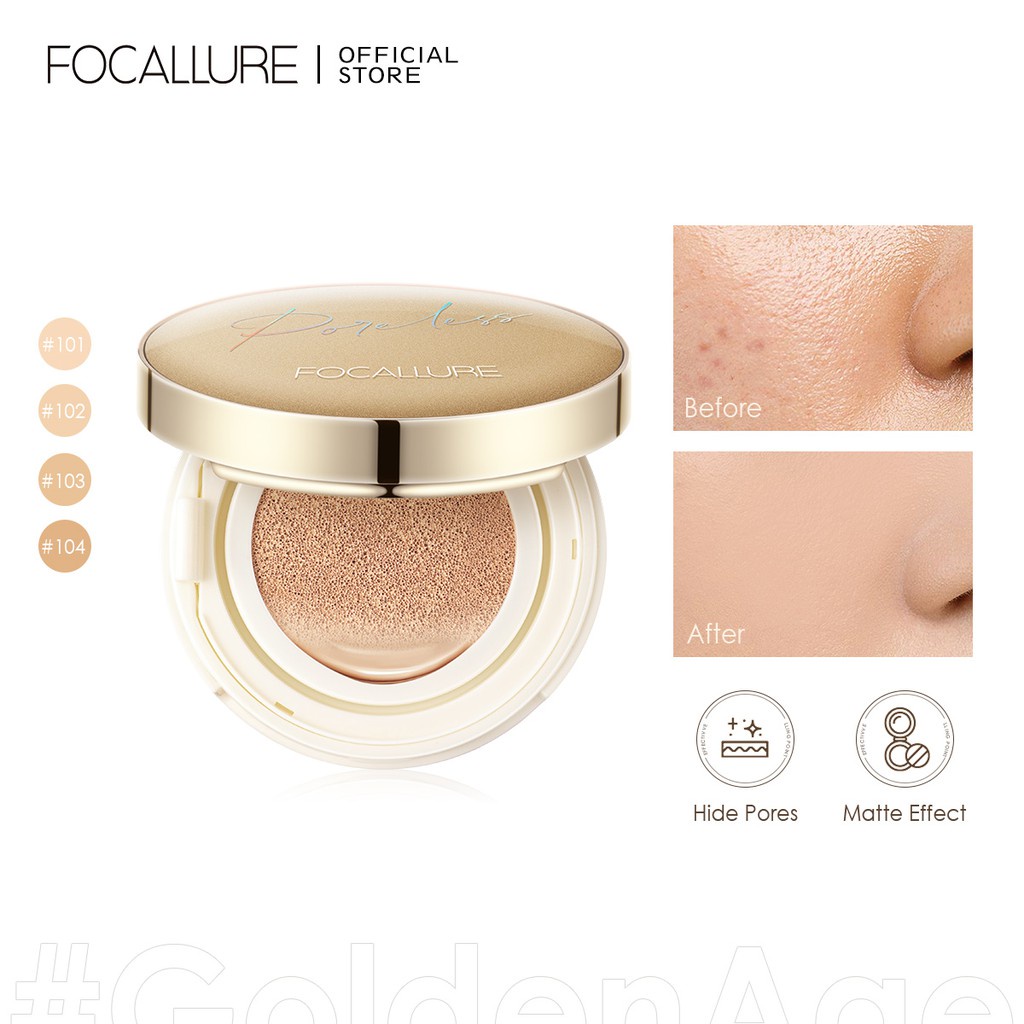 Phấn nước BB Focallure che phủ lỗ chân lông chống thấm nước lâu trôi mềm mịn