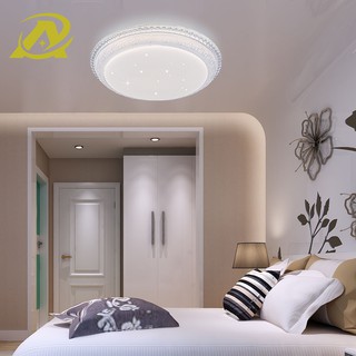 Đèn ốp trầm led hình tròn trang trí phòng ngủ, phòng làm việc, hành lang 3 chế độ màu - 9004