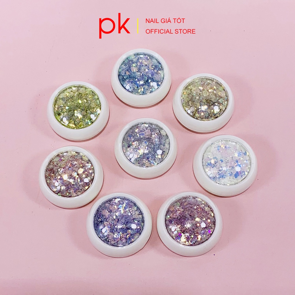 Set nhũ vảy cá kim tuyến siêu sáng trang trí móng