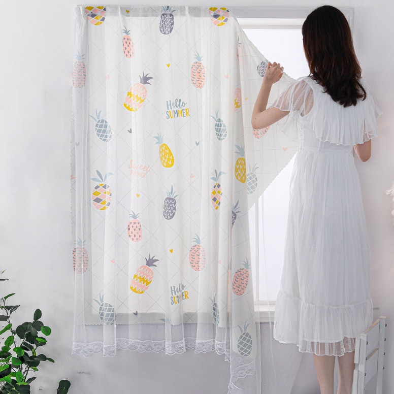 Rèm cửa sổ dán tường màn vải 2 lớp cao cấp chống nắng cản sáng trang trí decor cho phòng ngủ khách cửa chính spa giá rẻ