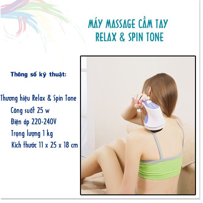 Máy đánh tan mỡ bụng giá rẻ Relax & Spin Tone - Hàng chuẩn, giá rẻ, thư giãn và giảm mỡ hiệu quả