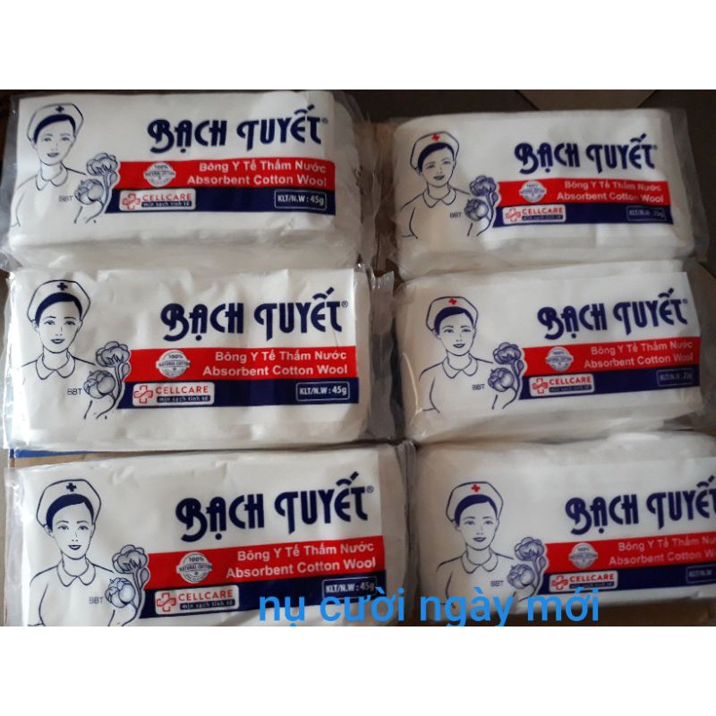 Bông y tế Bạch Tuyết 45g.