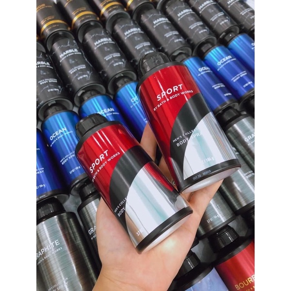 XỊT THƠM NAM BATH & BODY WORKS, Bodymist nam, xịt thơm body nam, bodyspray