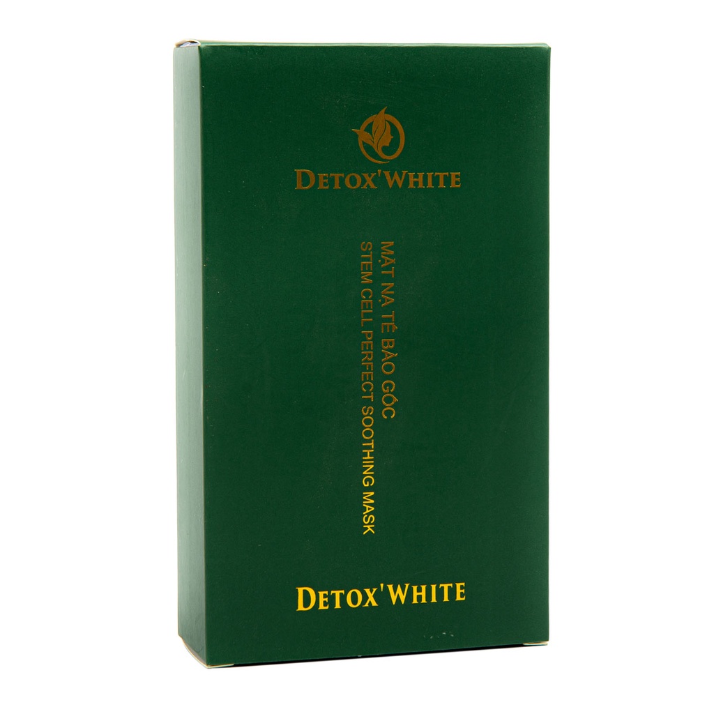Mặt nạ tế bào gốc Detox White giúp làm dịu da, cung cấp các dưỡng chất cho da