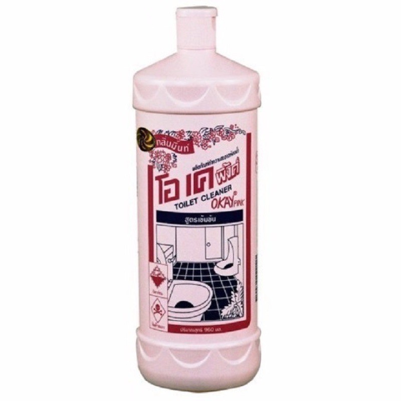 Nước Tẩy Toilet OKAY PINK Hàng Thái Lan Chính Hãng 960ml