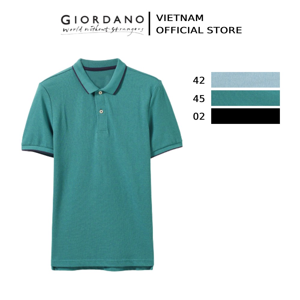 [Mã MABRGDNN giảm 10% đơn 99K] Áo Thun Nam Có Cổ Giordano Polo 01019018 | BigBuy360 - bigbuy360.vn