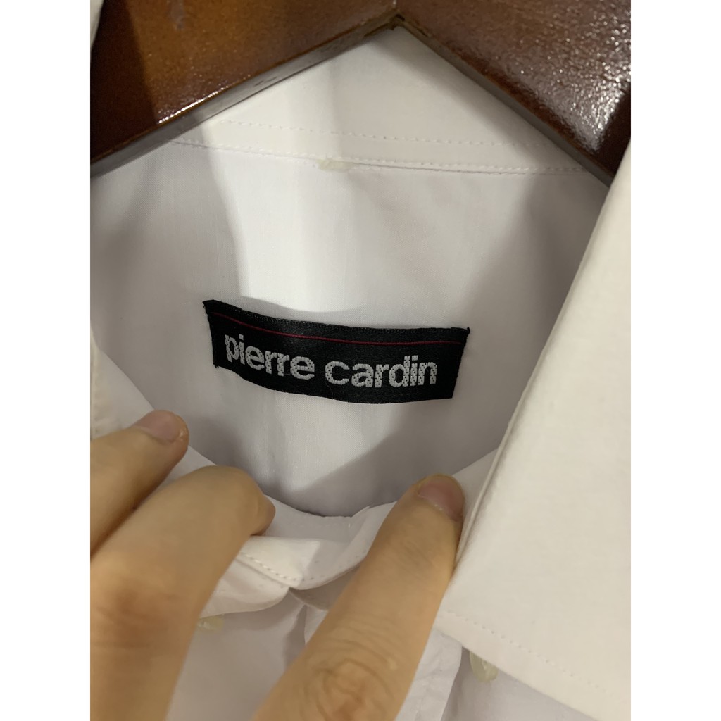 Áo sơ mi nam dài tay cổ bẻ hiệu PIERRE CARDIN chính hãng secondhand