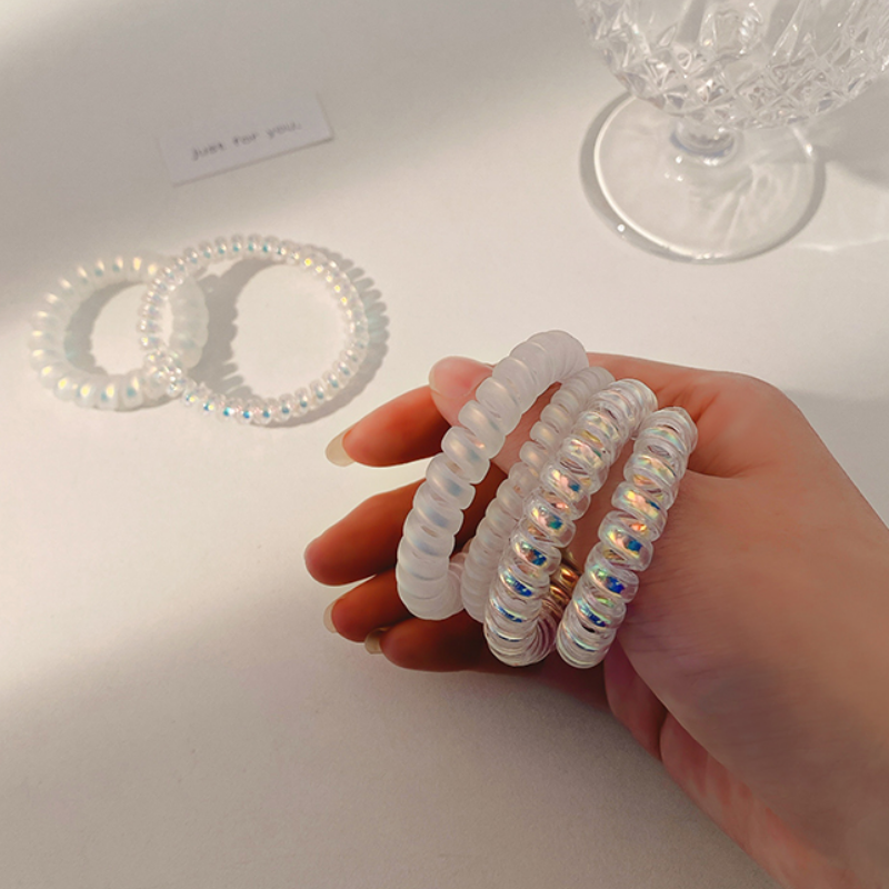 Dây Buộc Tóc Co Giãn Màu Sắc Đa Dạng Phong Cách Hàn Quốc Dễ Thương