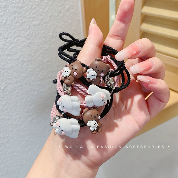 Vòng tay nam châm thiết kế dễ thương phong cách đơn giản cho cặp đôi