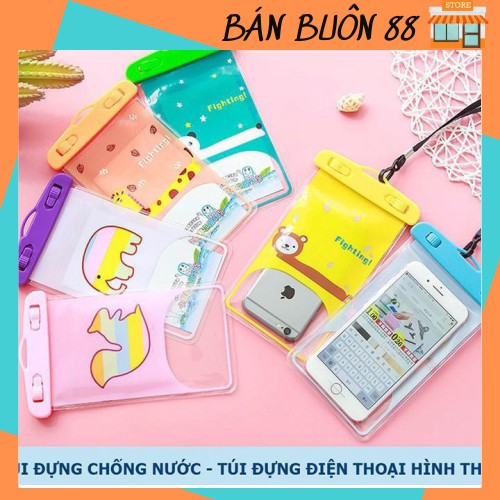 Túi đựng điện thoại chống nước đi mưa, đi biển siêu dễ thương 88066 shop Giang Phạm