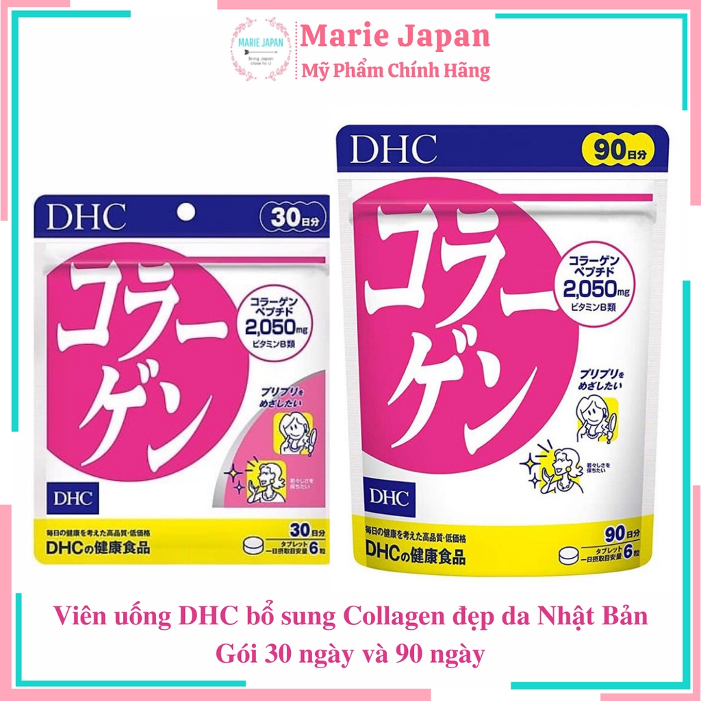 Viên Uống DHC Bổ Sung Collagen Làm Đẹp Da Nhật Bản