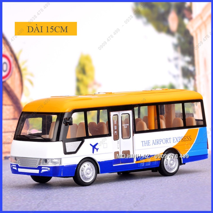 Mô Hình Kim Loại Xe Bus Airport Express Tỉ Lệ 1:36  -16cm - Caipo -  7657