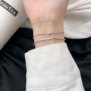 [Bạc 925] Lắc Tay Bạc Đôi Cao Cấp