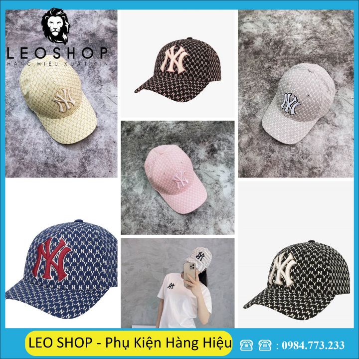 [Full Tag Code] Mũ lưỡi trai - Nón M.L.B Monogram N03 Các Màu Đẳng Cấp
